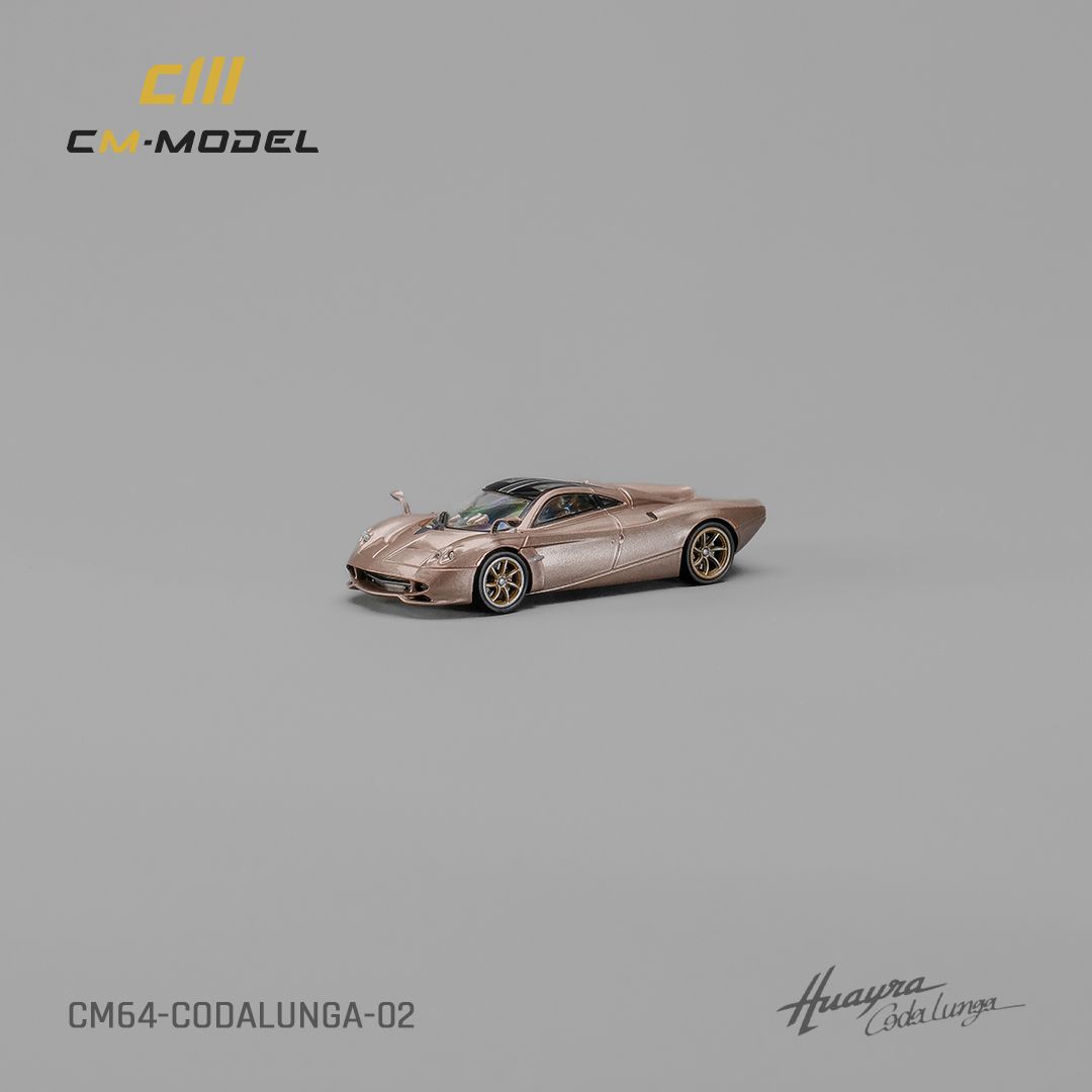 CM MODEL 1/64 PAGANI HUAYRA CODALUNGA - GOLD_3