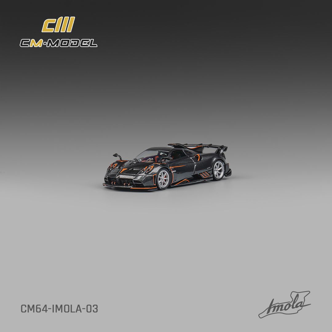 CM MODEL 1/64 PAGANI IMOLA - METALLIC GRAY_3