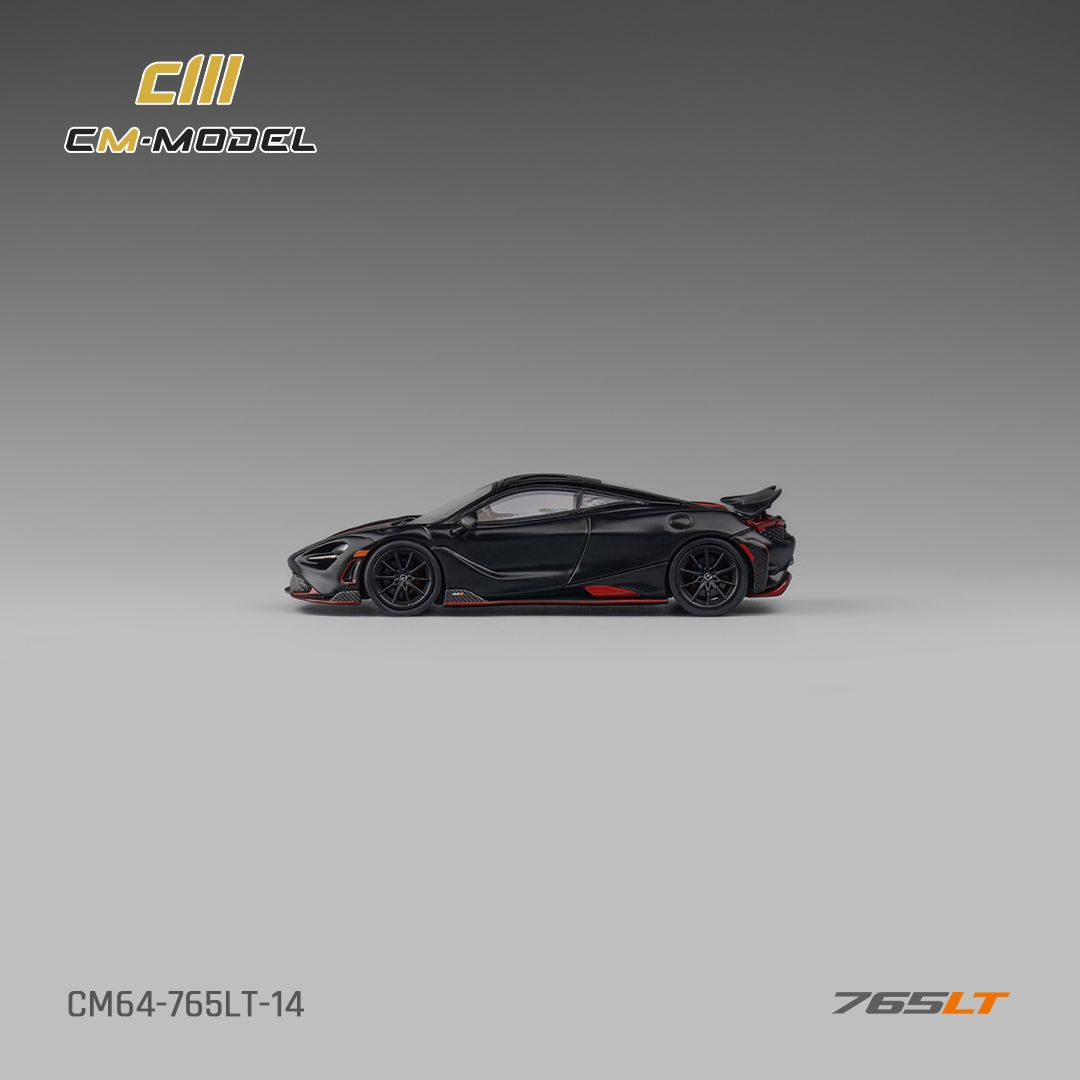 CM MODEL 1/64 MCLAREN 765LT - MATTE BLACK_7
