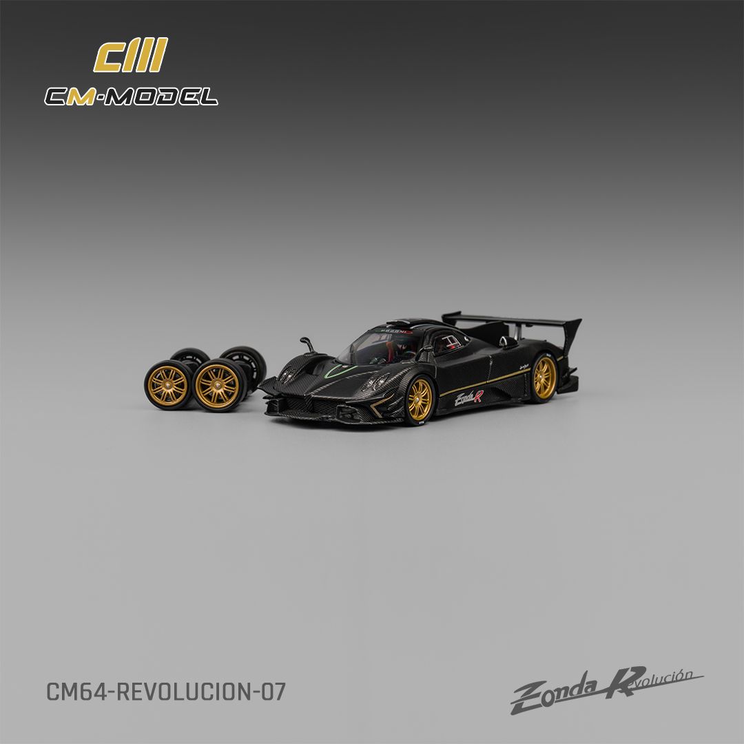 CM MODEL 1/64 PAGANI ZONDA REVOLUCION - DRYCARBON_2
