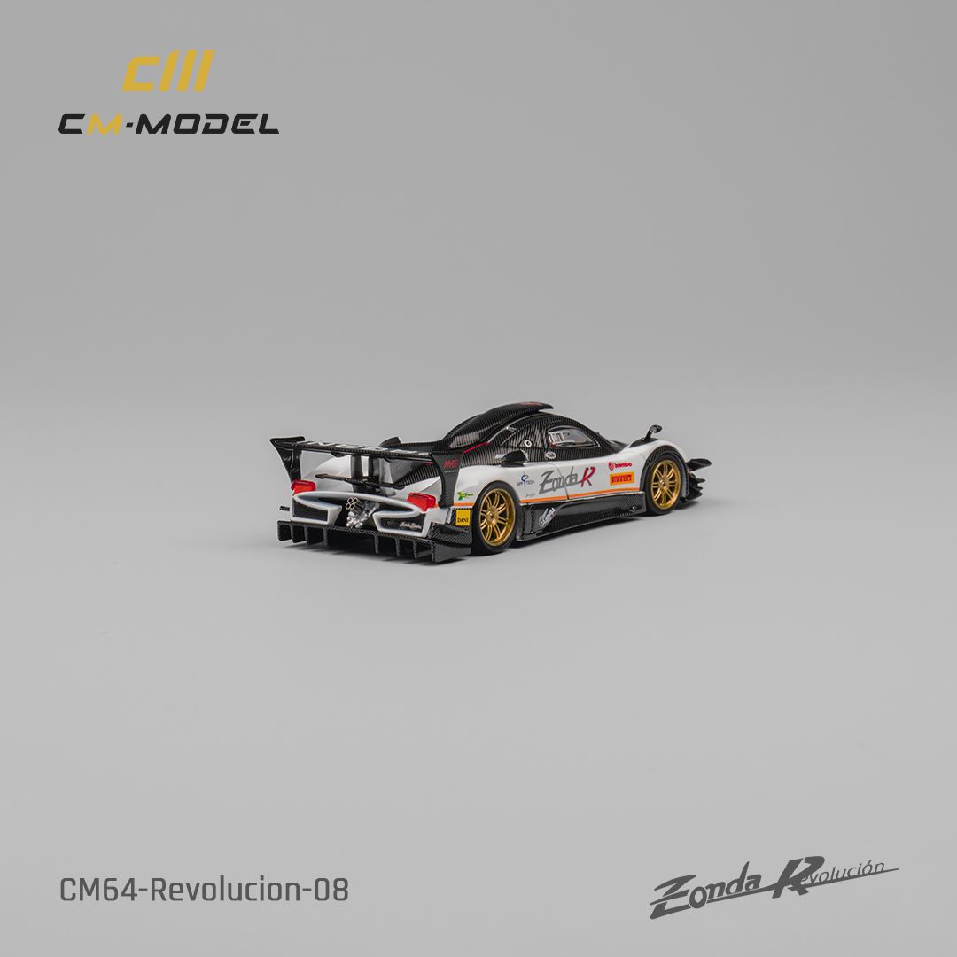 CM MODEL 1/64 PAGANI ZONDA REVOLUCION - WHITE_4