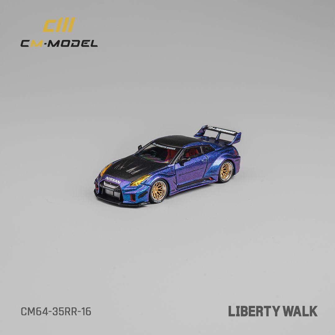CM MODEL 1/64 NISSAN LBWK 35GT-RR - CHAMELEON WITH CARBON_3