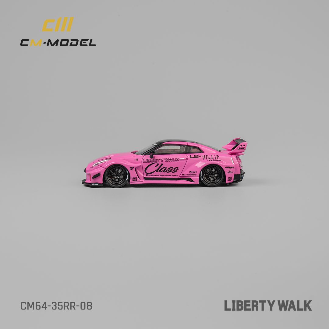 CM MODEL 1/64 NISSAN LBWK GT35RR - PINK_8