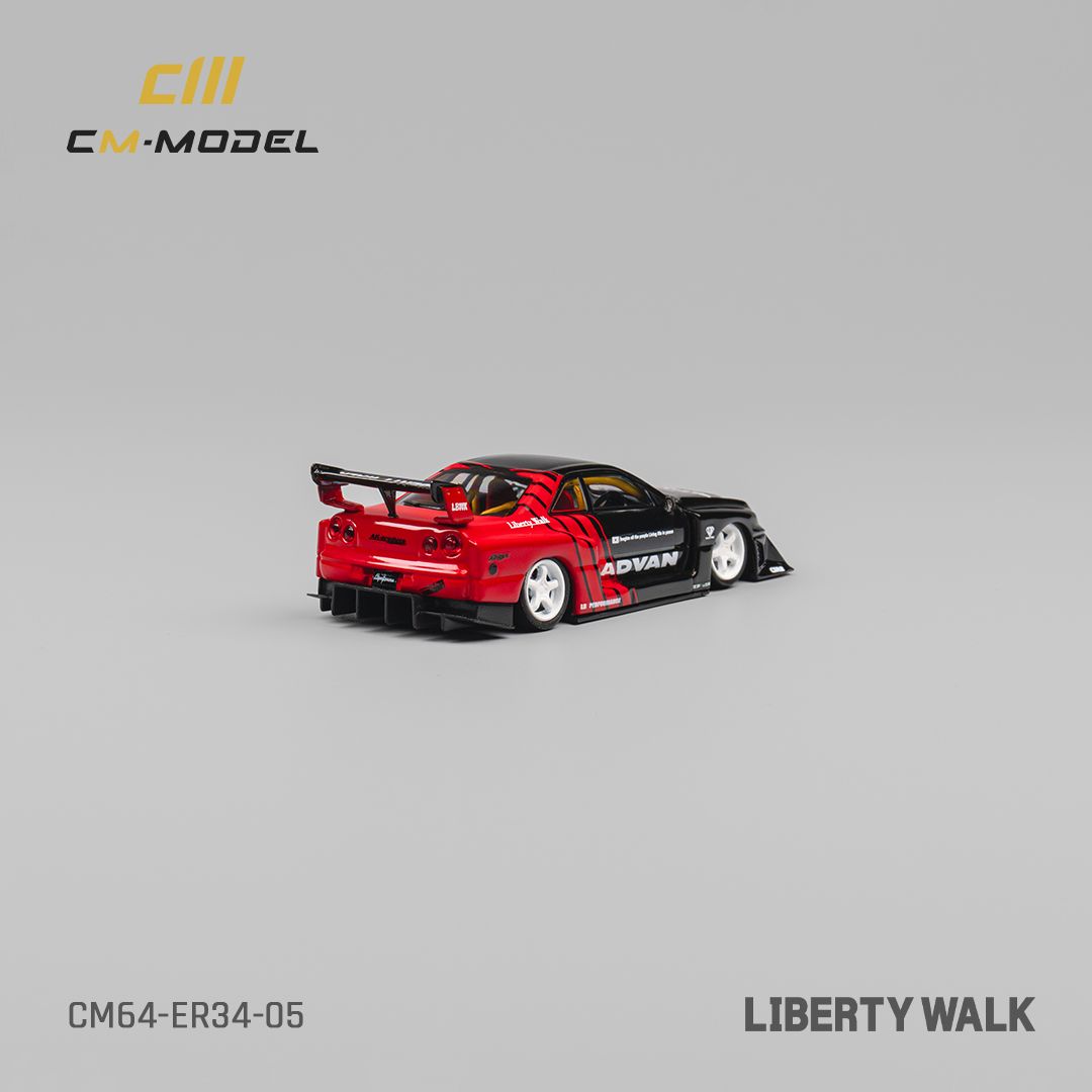 CM MODEL 1/64 NISSAN LBWK ER34 - ADVAN_4