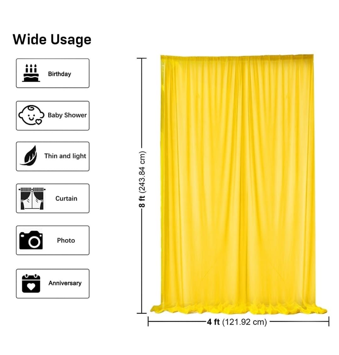 Ganpati Decoration Backdrop (Green and yellow)_3