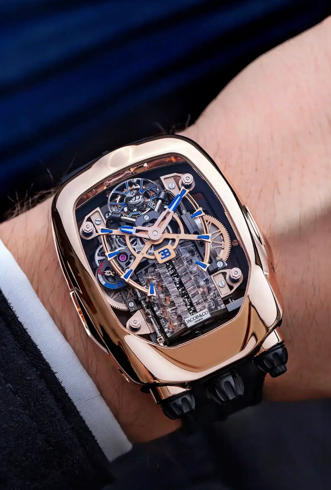 Bugatti Chiron Tourbillon (Rose Gold edition) _0