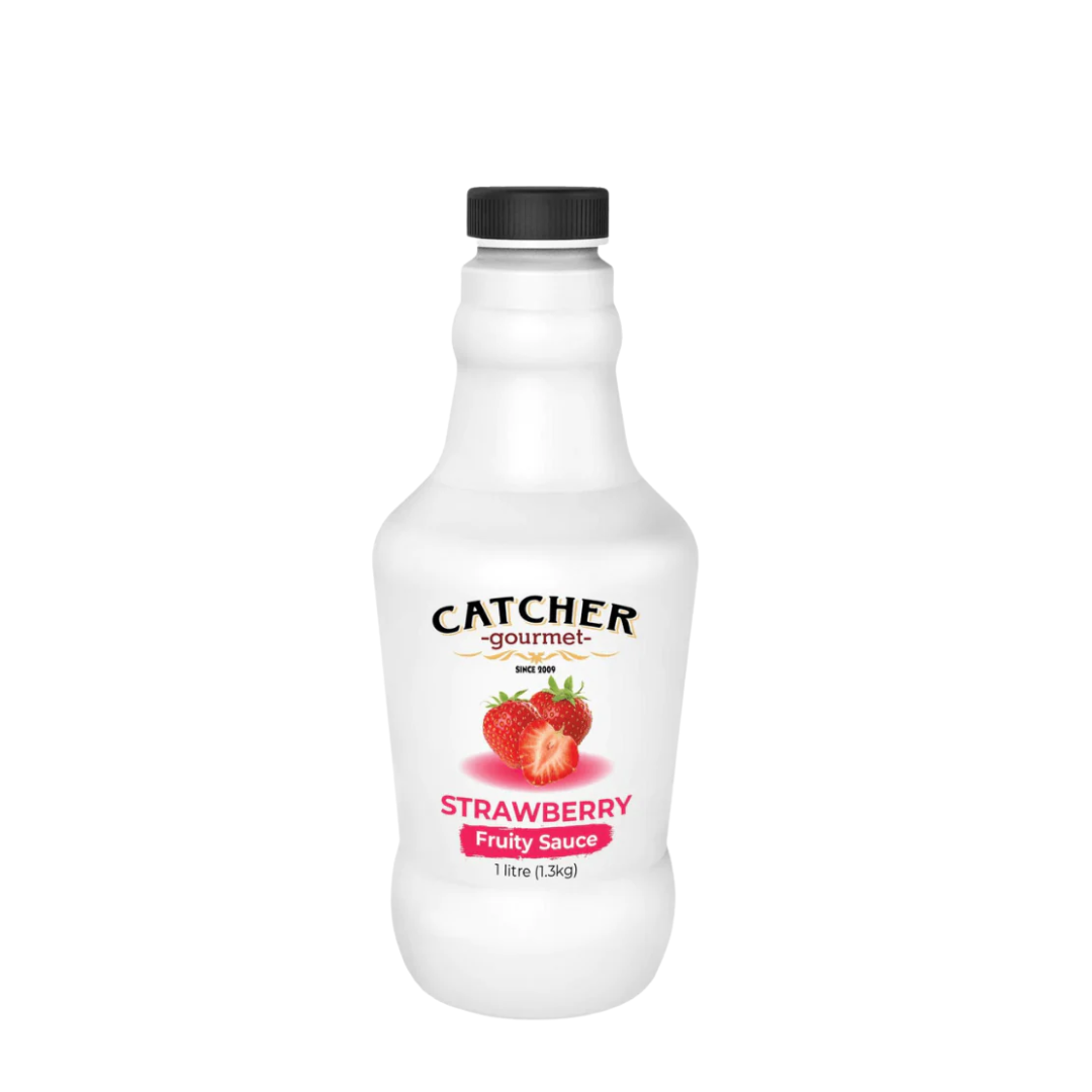 CATCHER Gourmet Fruity Sauce 1L - Strawberry_0