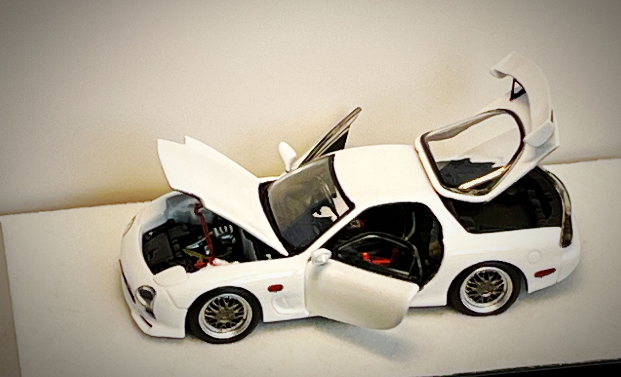 PGM MODEL 1/64 MAZDA RX7 - WHITE_15