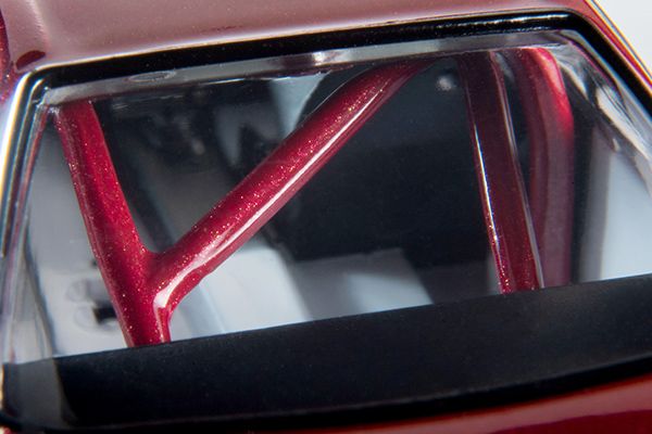 TLVN MODEL 1/64 NISSAN SKYLINE GT-R R32 GROUP A PLAIN COLOR VERSION RED_4