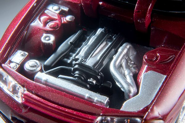 TLVN MODEL 1/64 NISSAN SKYLINE GT-R R32 GROUP A PLAIN COLOR VERSION RED_8