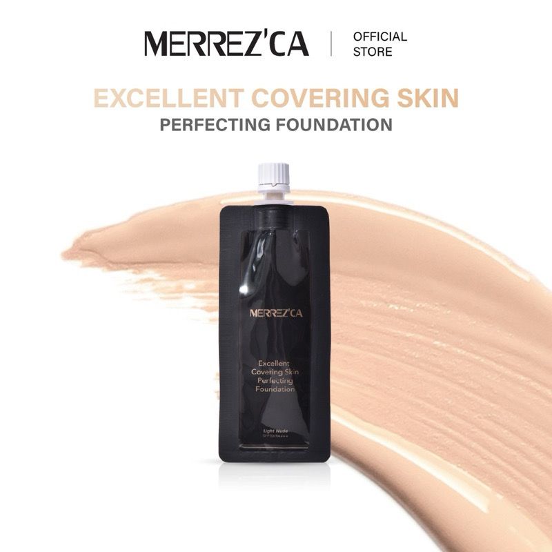Merrezca Skin Perfection SPF50+++ 5ml.รองพื้นเนื้อน้ำ✨💦_1