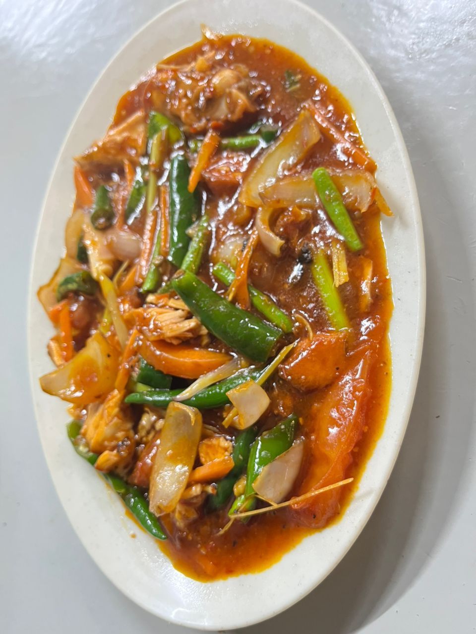Nasi Putih Paprik Ayam_0