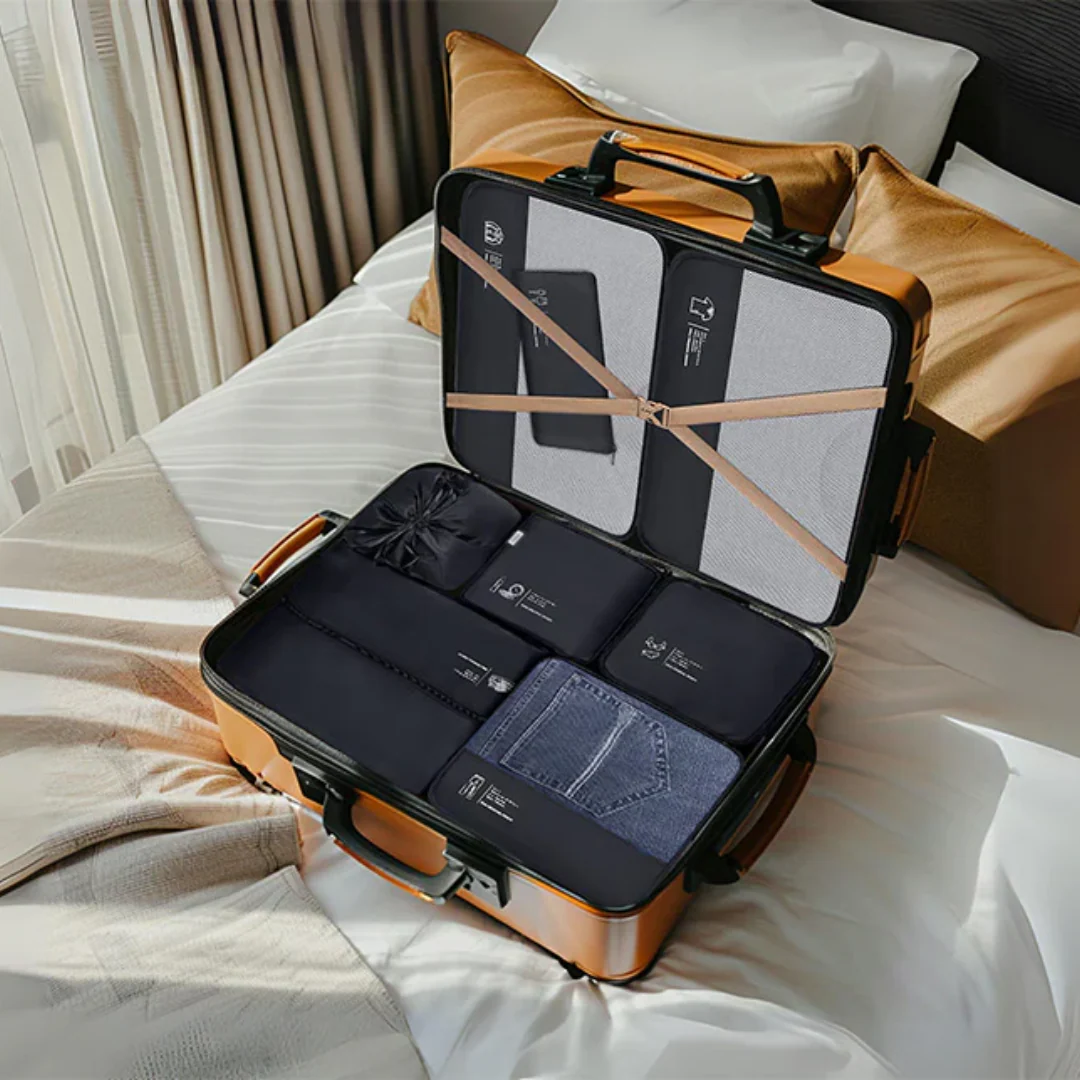 GARZINI Packing Cubes - Black_1