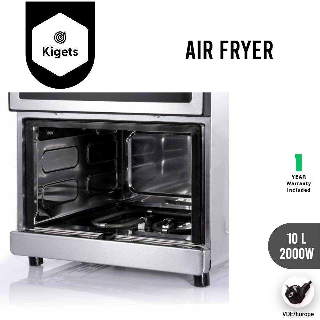 10L Digital Full Metal Air Fryer with Visible Window _6