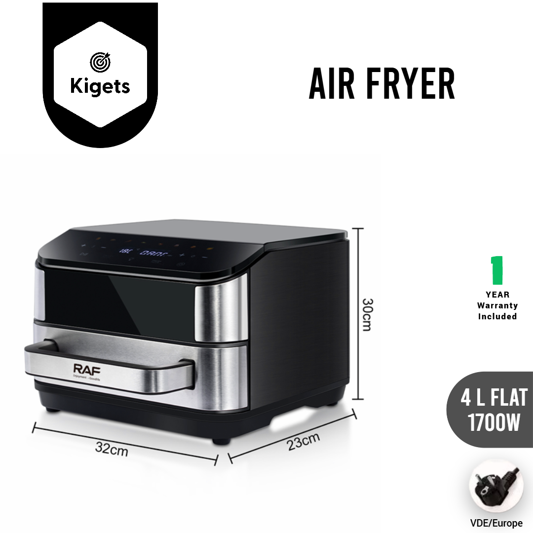 4L Digital Wide Tray Air Fryer with Visible Window _2