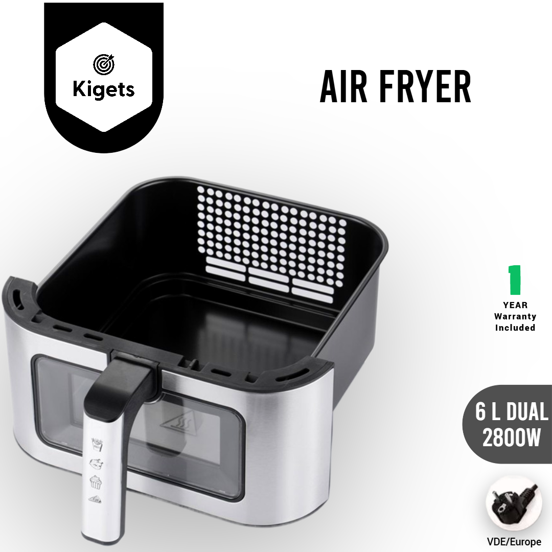 6L Dual Digital Air Fryer _11