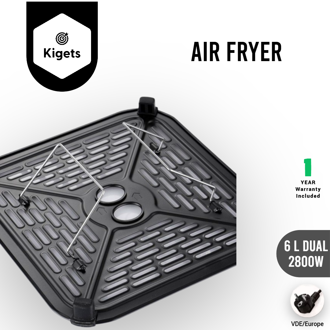 6L Dual Digital Air Fryer _13