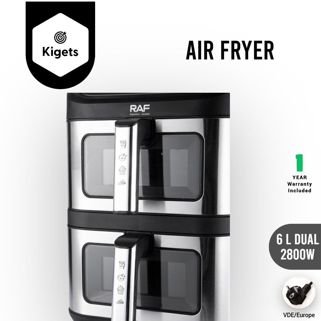 6L Dual Digital Air Fryer _5