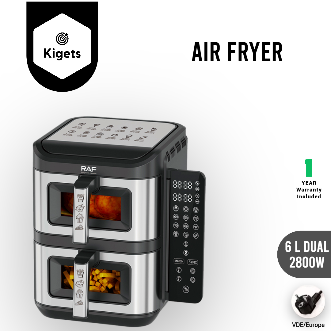 6L Dual Digital Air Fryer _14