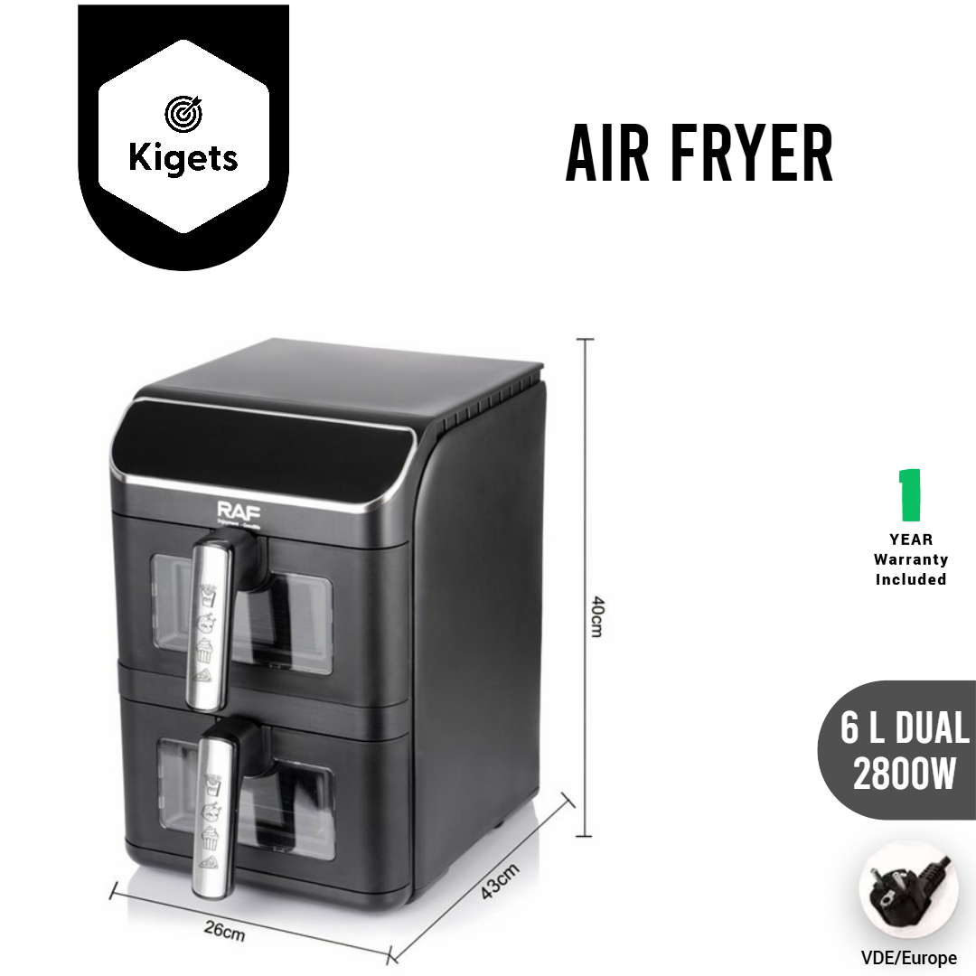 6L Dual Digital Air Fryer 2_3