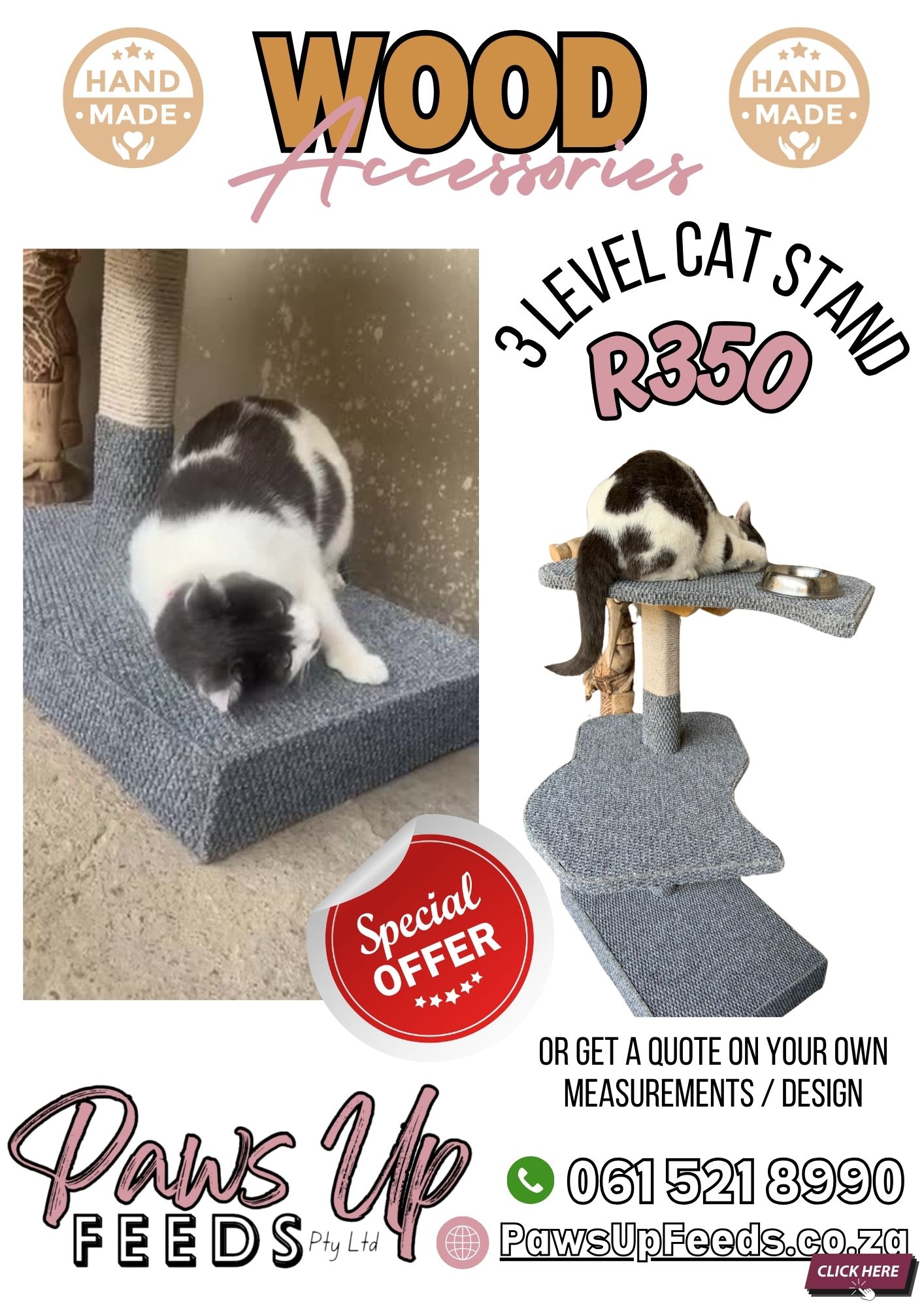 Cat Scratching Post (3 Level)_0