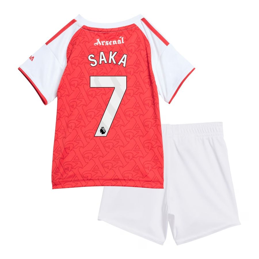 Arsenal 2025/26 Home Kids Kit_3