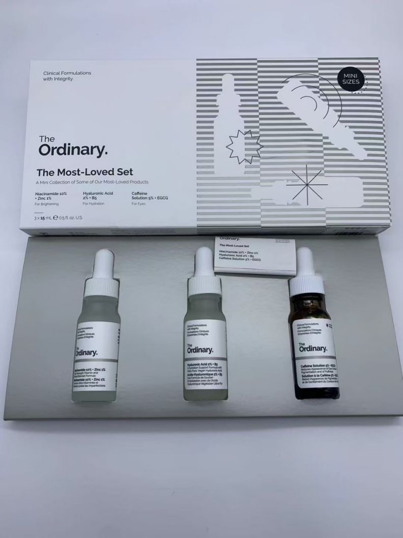 The Ordinary 3-Piece Set (Caffeine Solution + Vitamin B5 Serum + Buffet Serum 15ml)_0