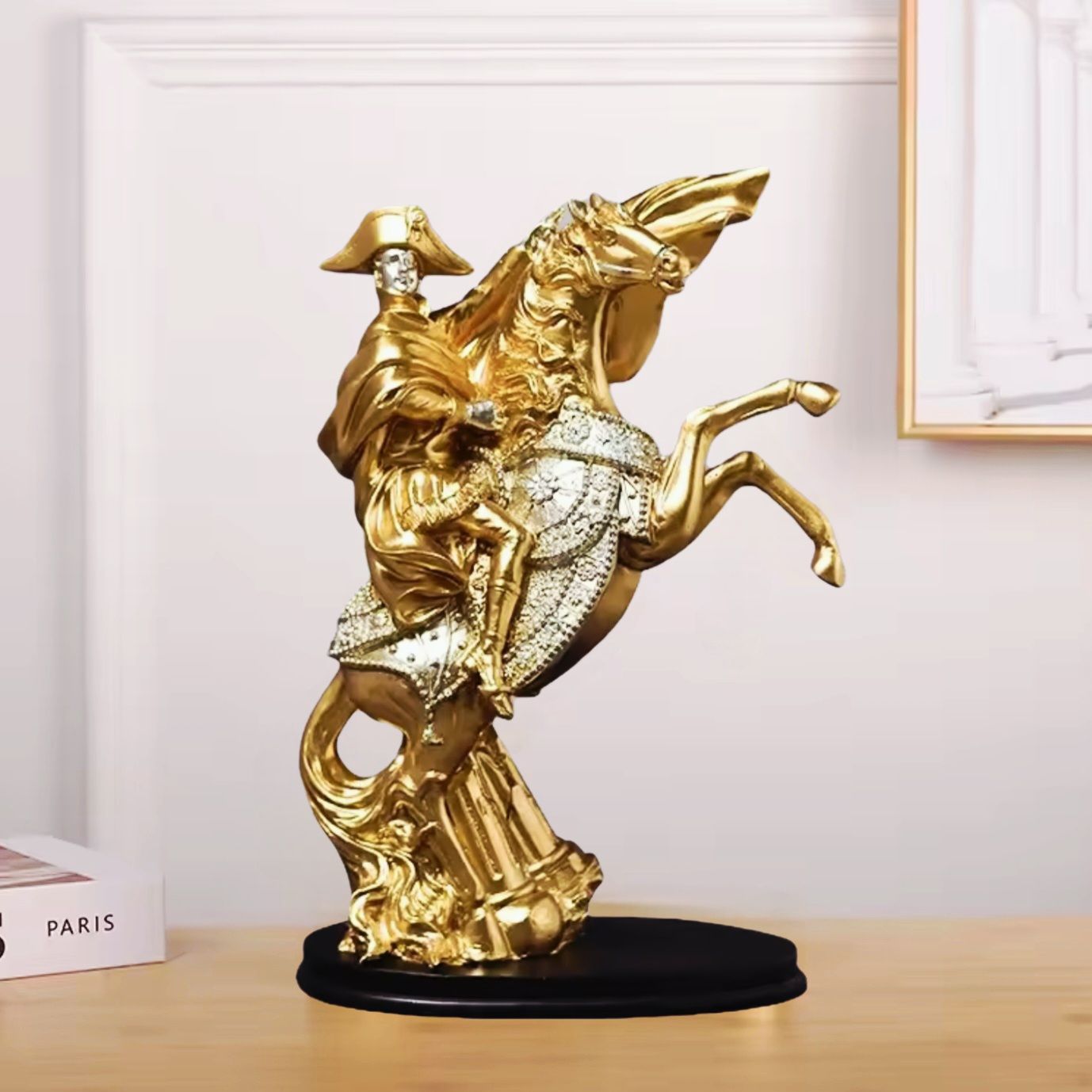 Dekorasi Pajangan Patung Kuda Pahlawan Kesatria Napoleon Bonaparte Keberanian Kegigihan Kesuksesan_6