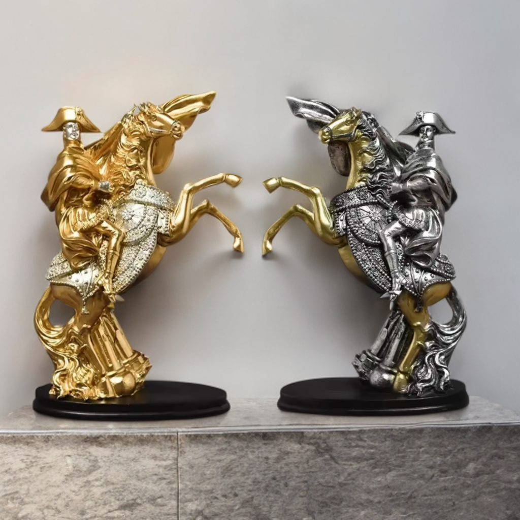 Dekorasi Pajangan Patung Kuda Pahlawan Kesatria Napoleon Bonaparte Keberanian Kegigihan Kesuksesan_7