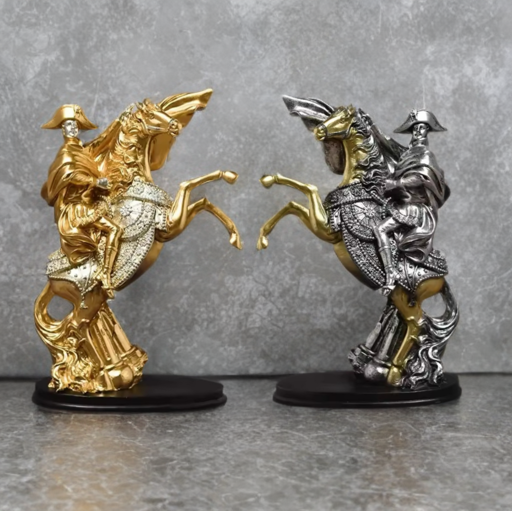 Dekorasi Pajangan Patung Kuda Pahlawan Kesatria Napoleon Bonaparte Keberanian Kegigihan Kesuksesan_8