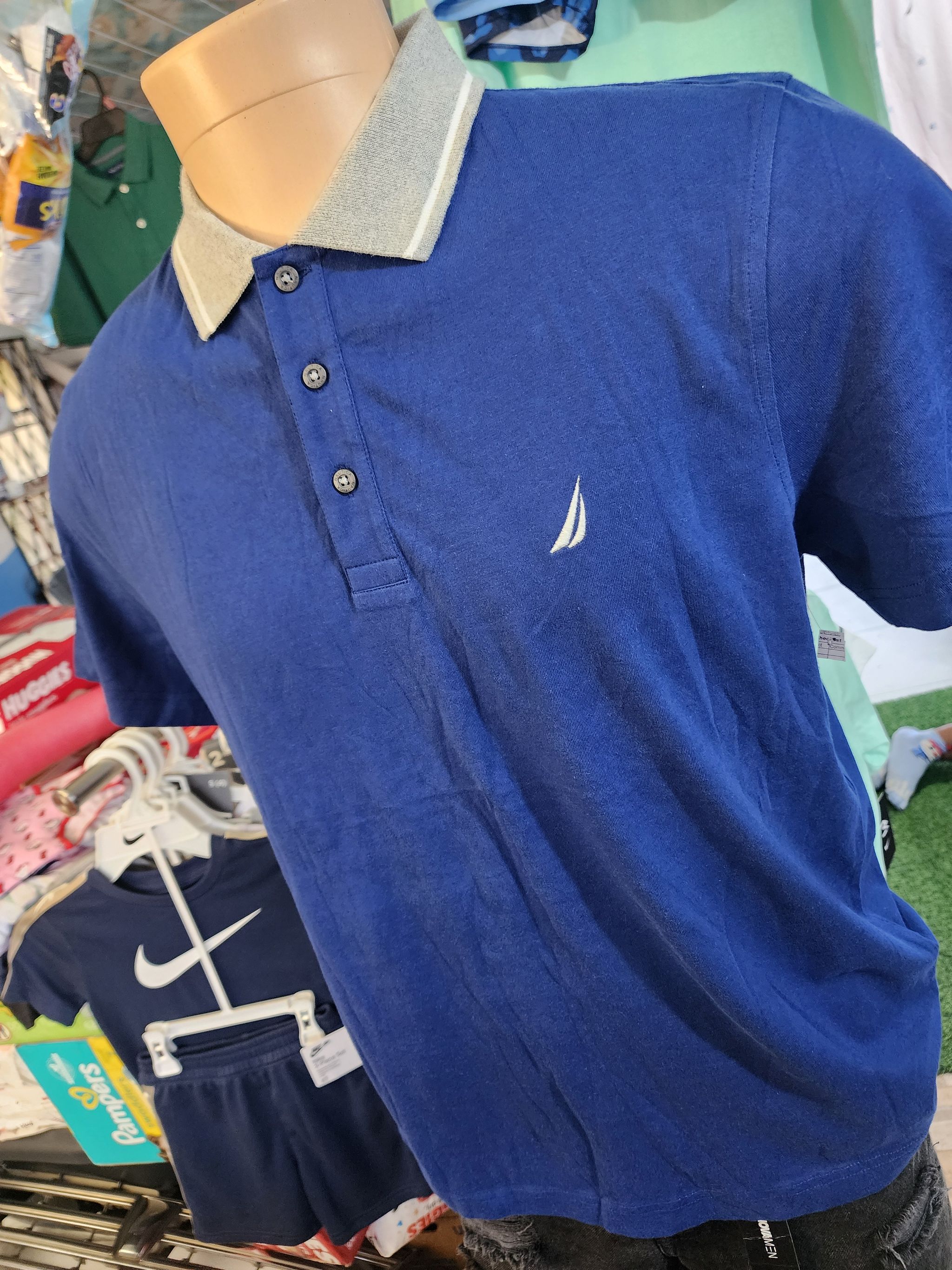 Nautica Men authentic polo tees Navy blue 💙 _0