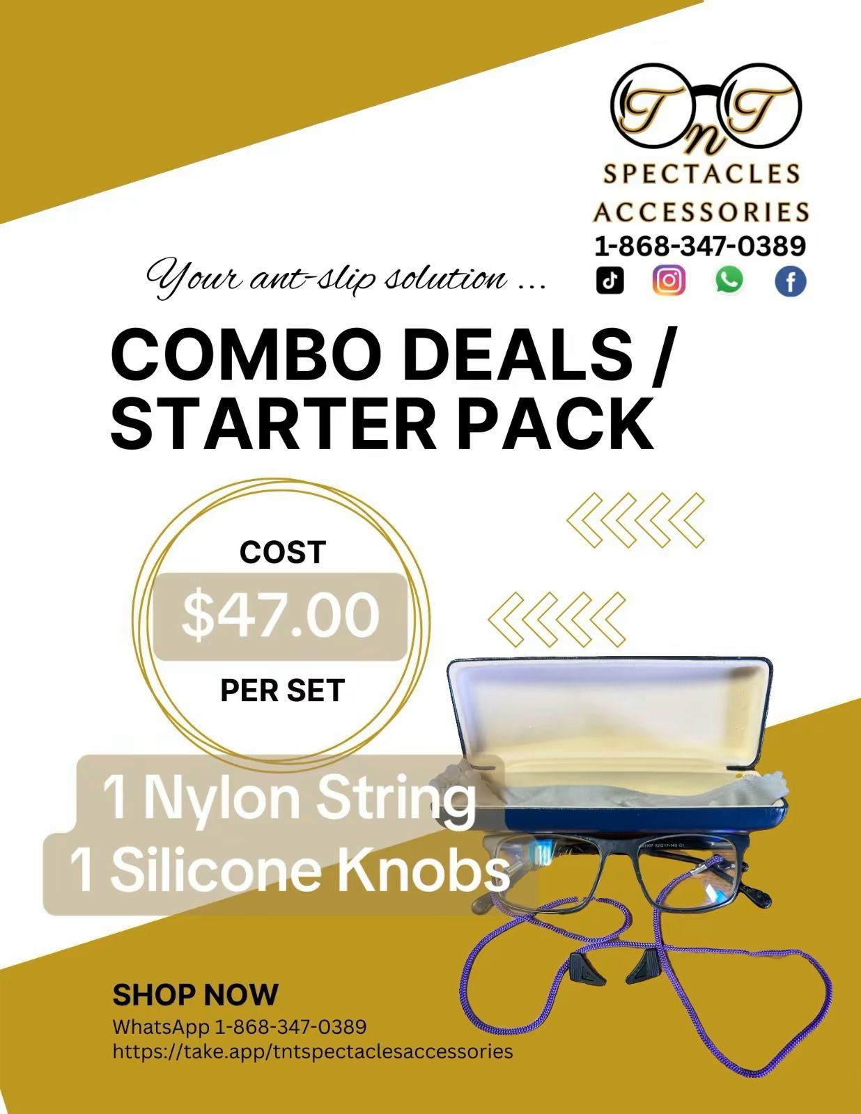 1 Nylon String + 1 Pair Silicone Knobs_1