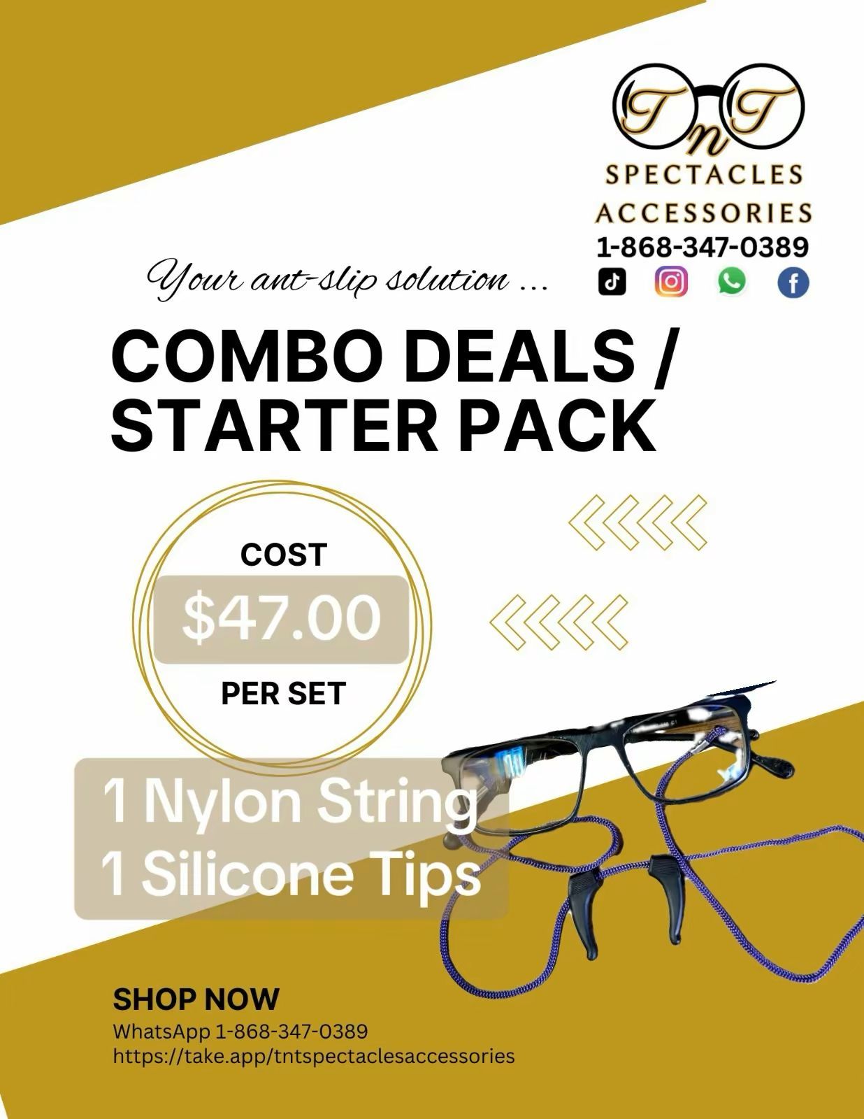 1 Nylon String + 1 Pair Silicone Tips_1