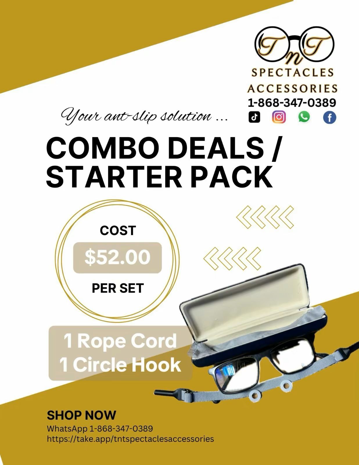 1 Rope Cord + 1 Pair Circle Hook_1