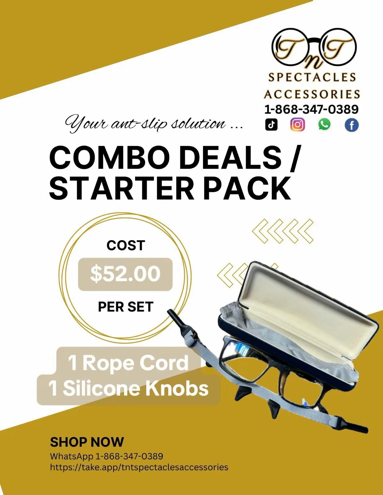 1 Rope Cord + 1 Pair Silicone Knobs_1