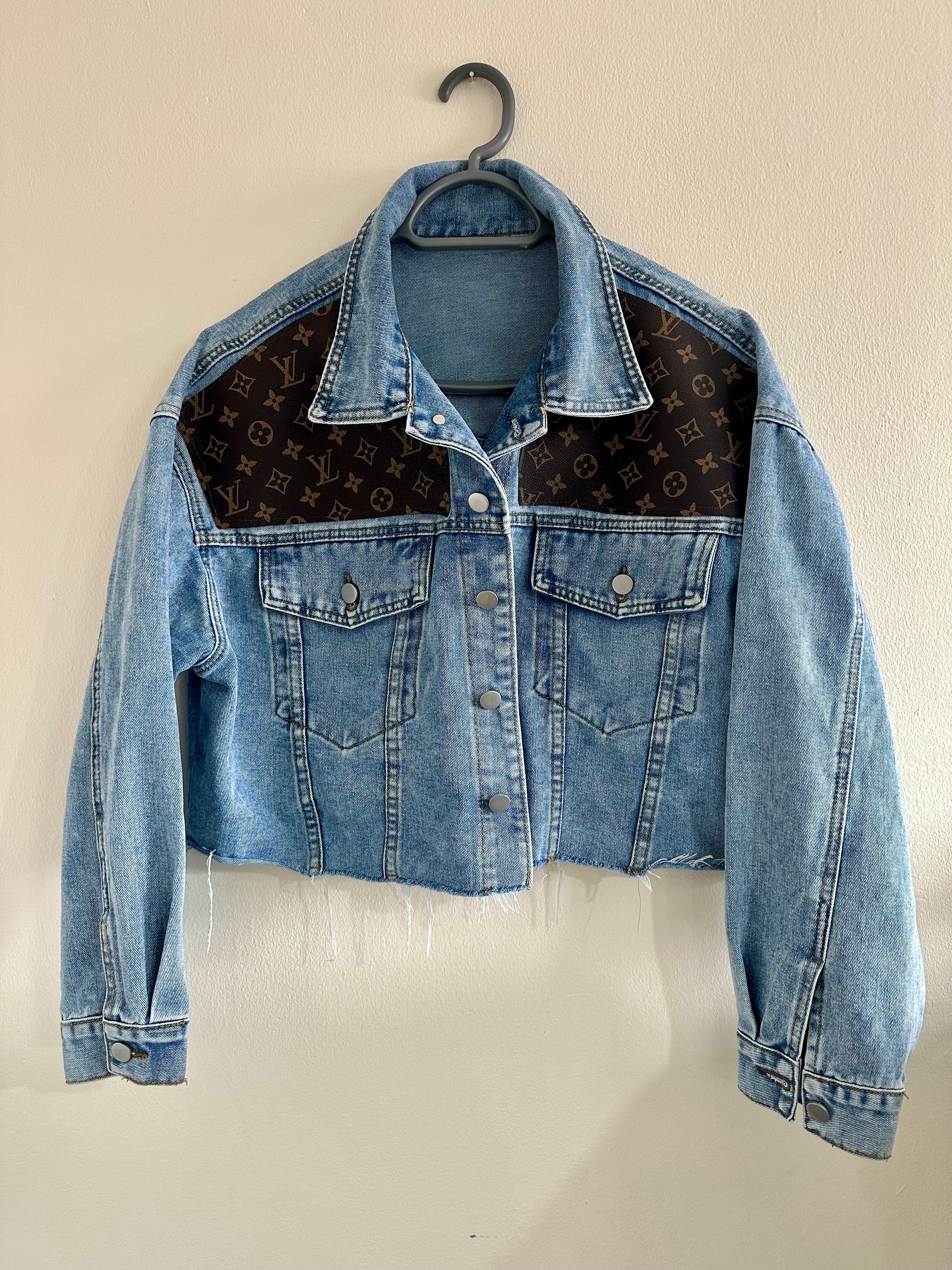 Cropped Blue Denium Jacket _0