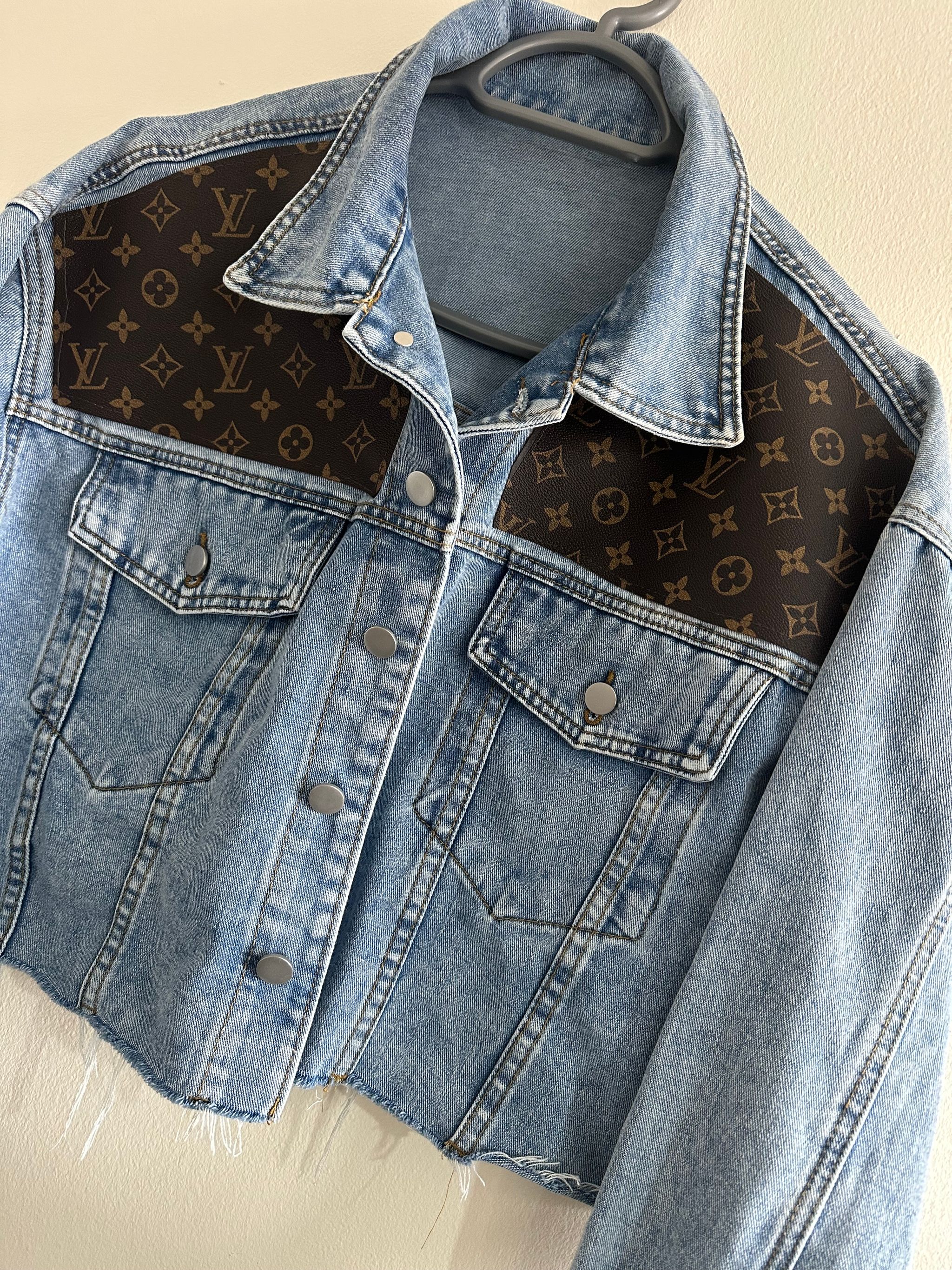 Cropped Blue Denium Jacket _2