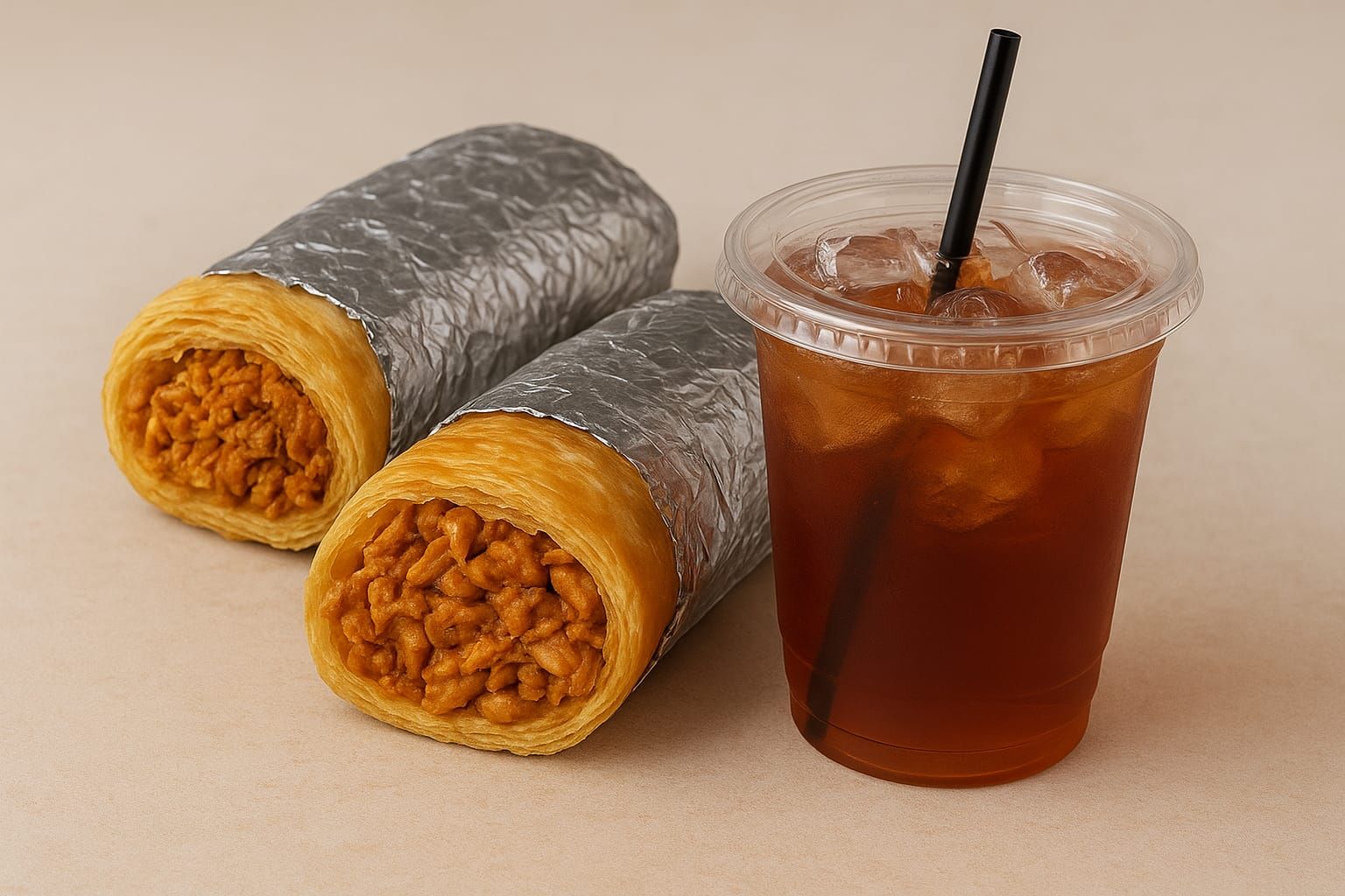 Parotta Wrap Chicken with Teh 'O'_0