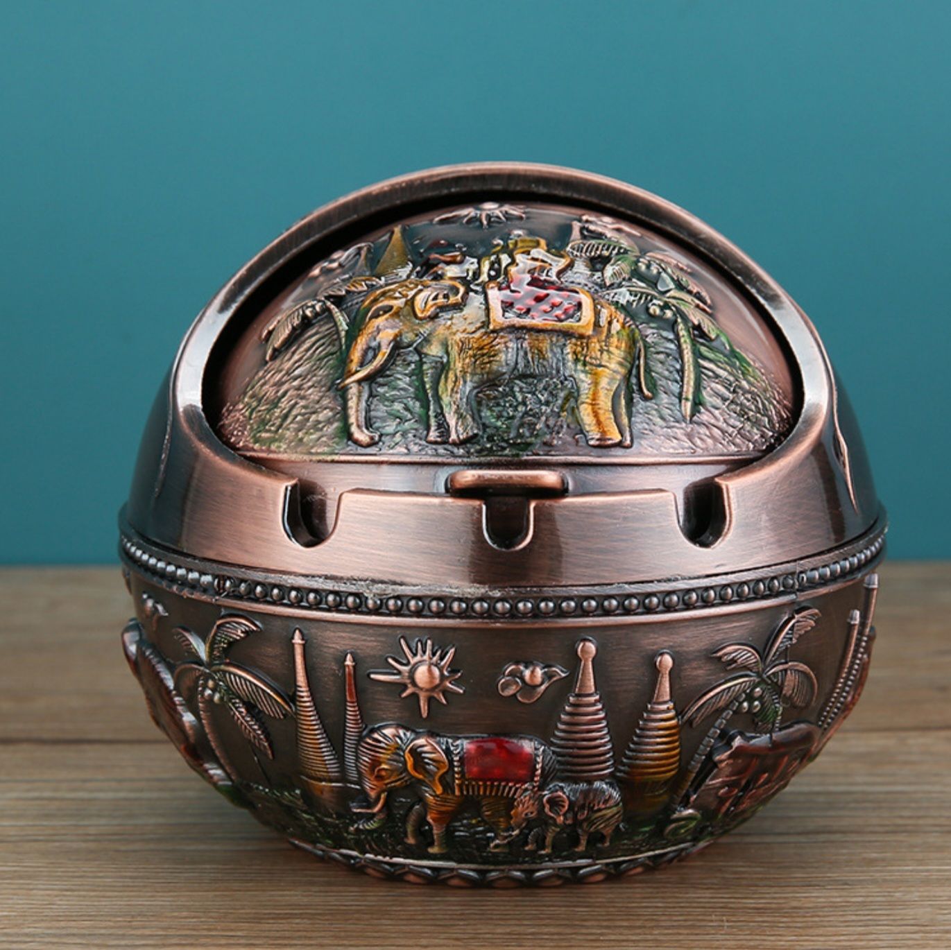 Asbak Morocco Antik Unik Dekorasi Pajangan Vintage_13