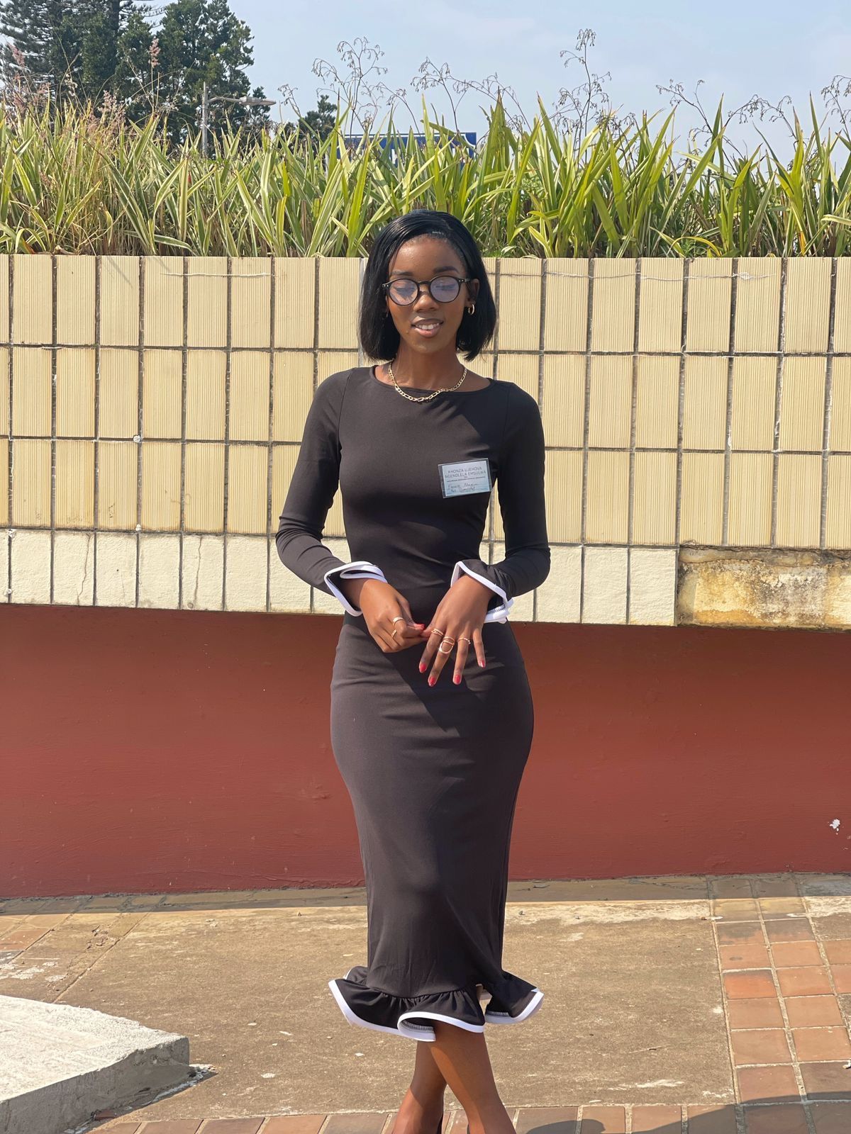 Monochrome rimmed bodycon_3