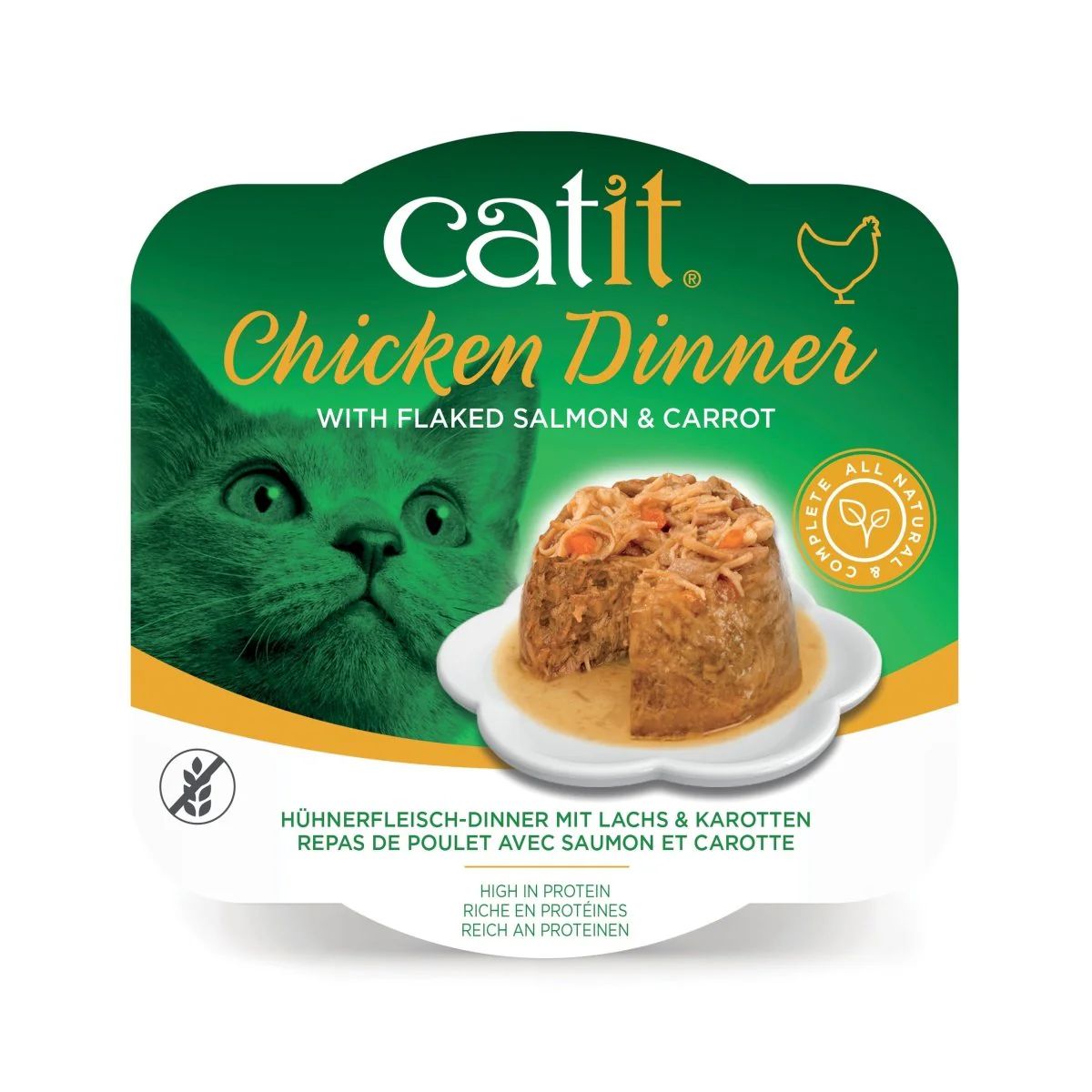 Catit Chicken Dinner, Salmon &#038; Carrot 80 g,_1