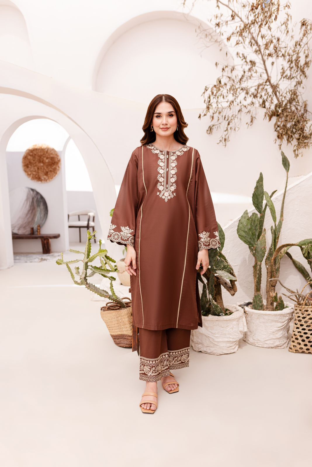 2PC Embroidered Dress-1049_4