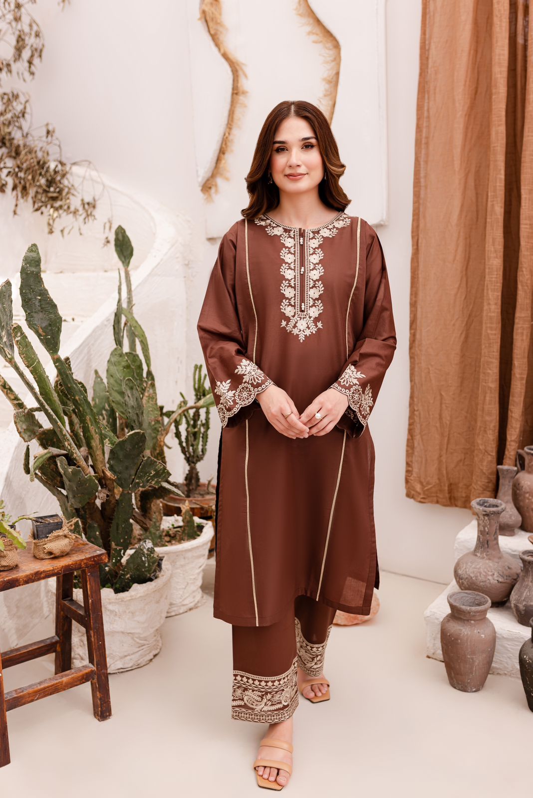 2PC Embroidered Dress-1049_0