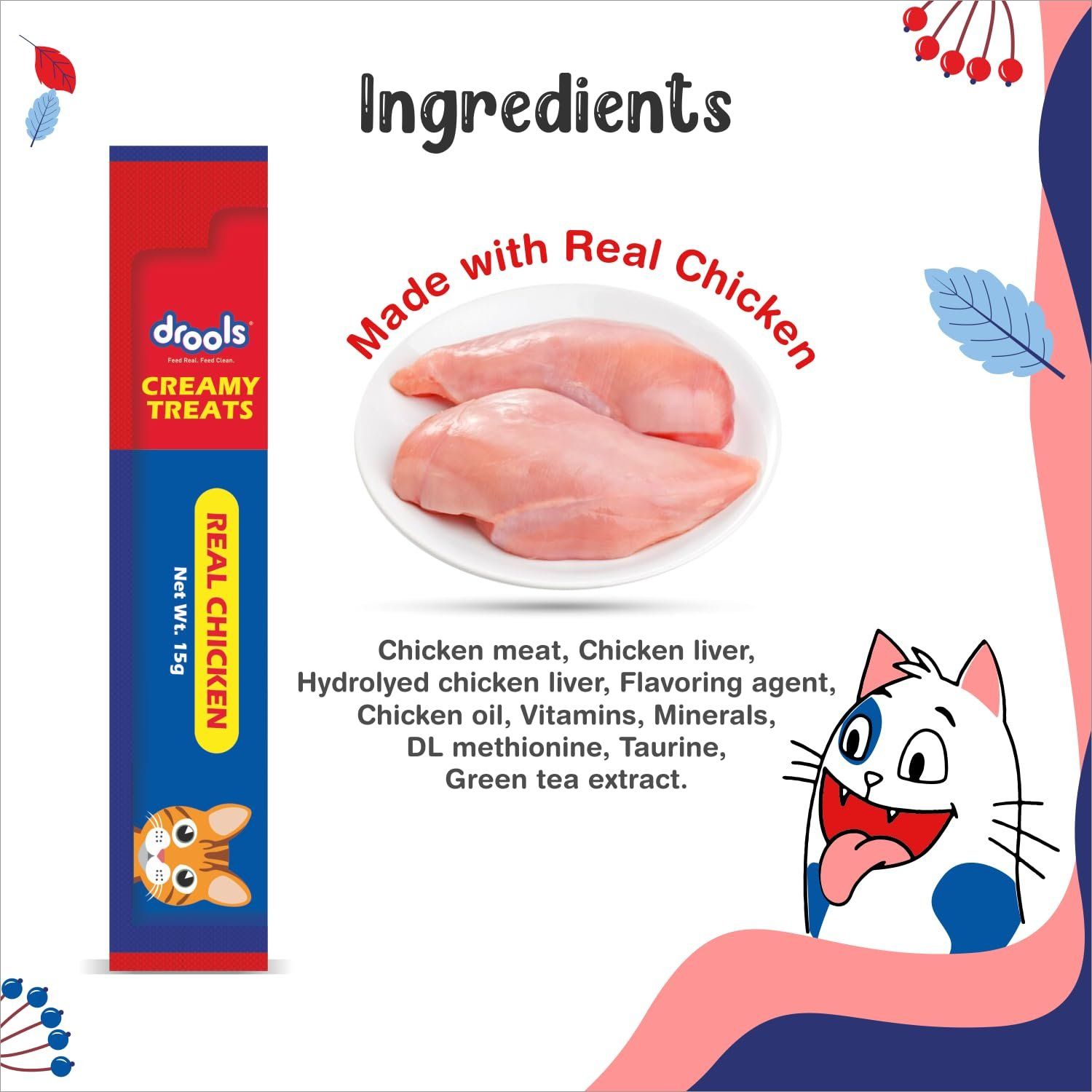 Drools Creamy Treats Real Chicken 25 Sticks_1