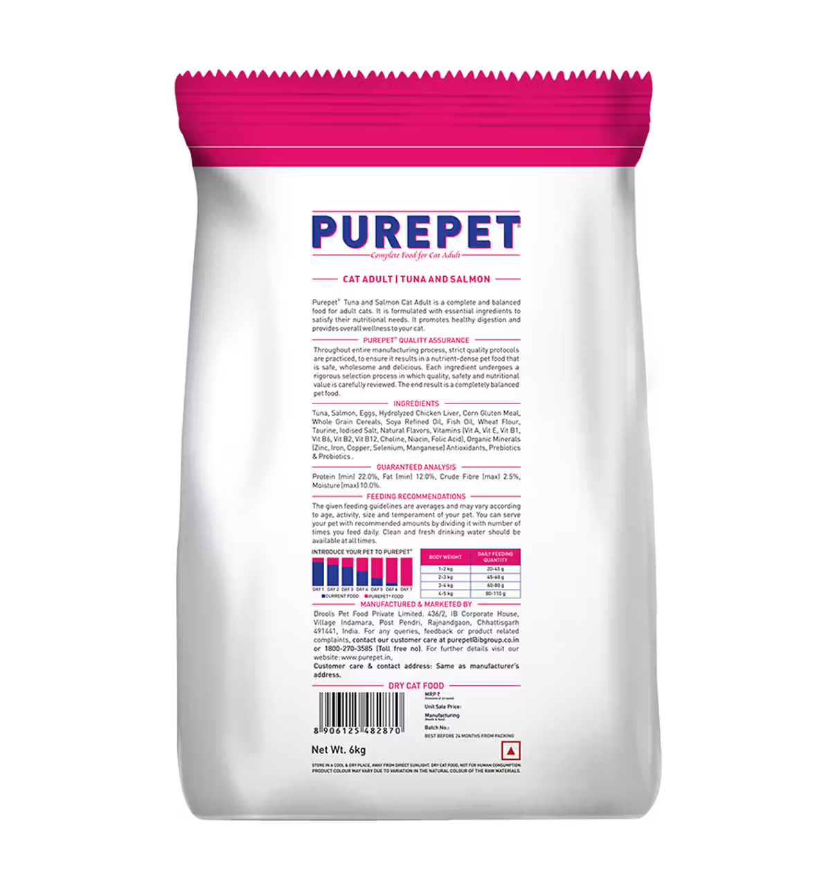 Purepet Cat Adult Dry Food  Tuna &#038; Salmon 7kg_1