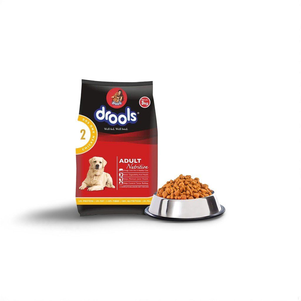 Drools Adult Dog Dry Food  Chicken &#038; Egg 3kg_0