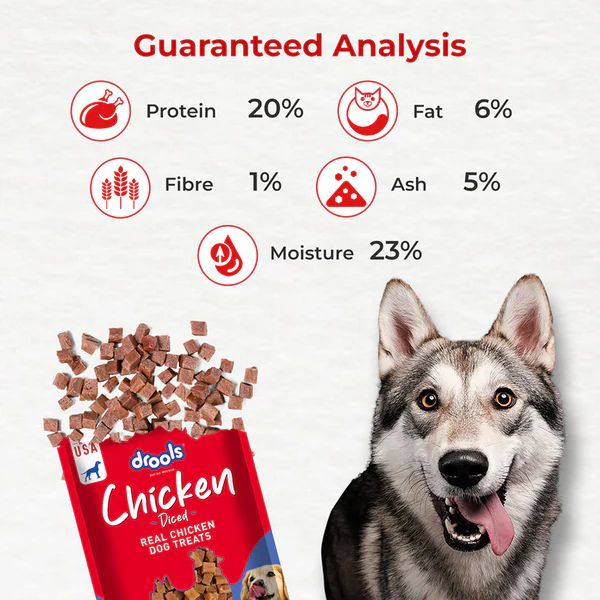 Drools Chicken Diced Dog Treats 70g_2