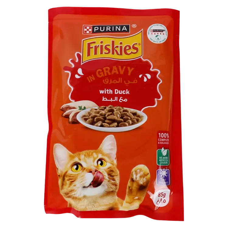 FRISKIES Cat CiG Duck Pouch 85g_2
