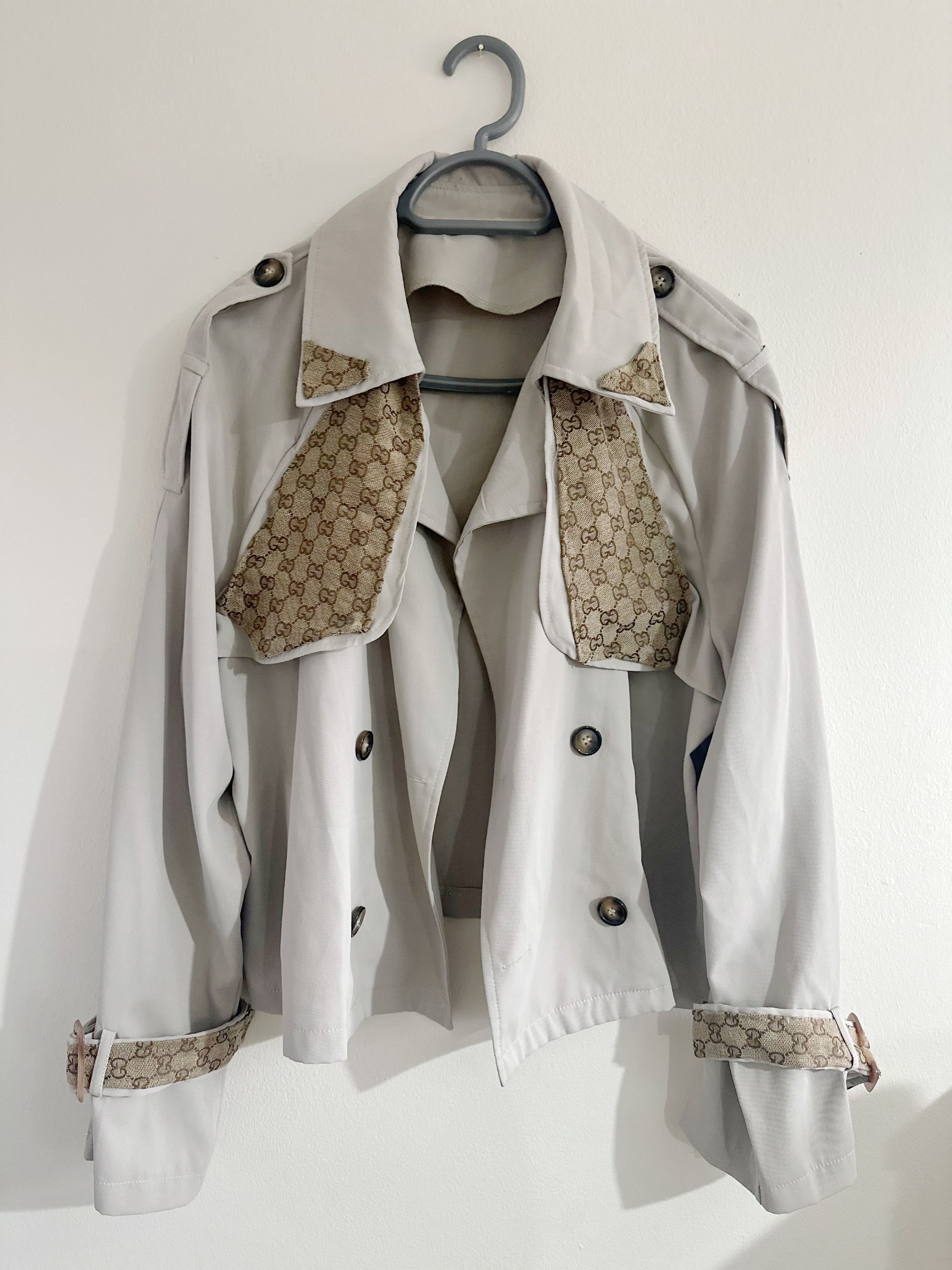 Custom made Gucci Cropped Trench _0