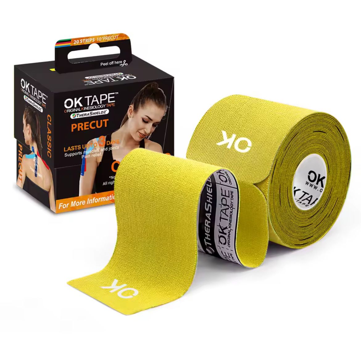 OK TAPE Kinesiology Pre-Cut Tape_1